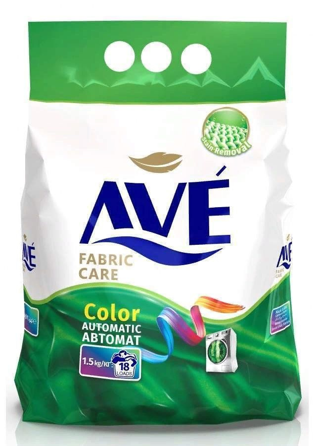 AVE Стиральный порошок для стирки цветных вещей, 1.5 кг #1