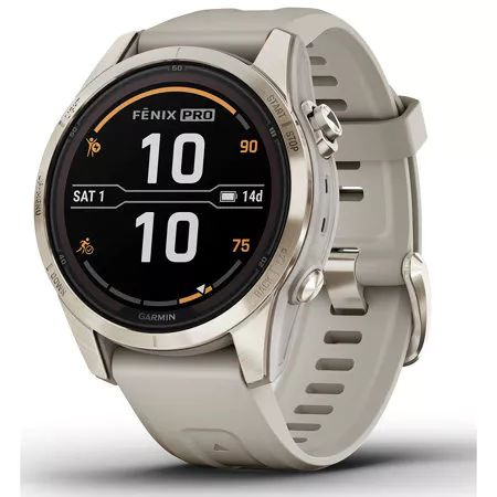 Garmin Умные часы FENIX 7S Pro sapphire solar soft gold #1