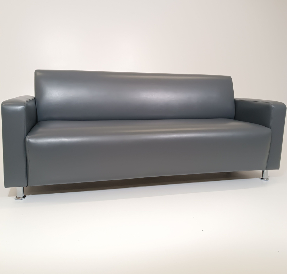 RONUM Прямой диван, механизм Нераскладной, 200х67х82 см,темно-серый  #1