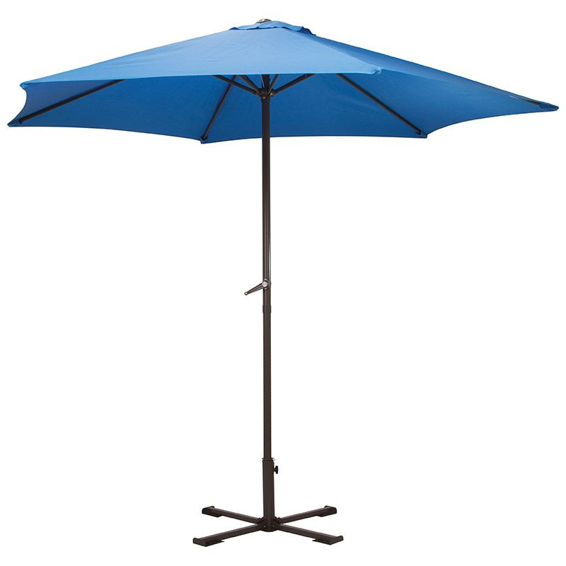 Зонт садовый GU-03 (синий) с крестообразным основанием #1