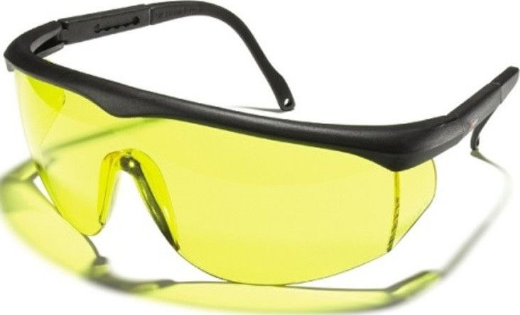 Очки защитные с дужками желтые С1008 #1