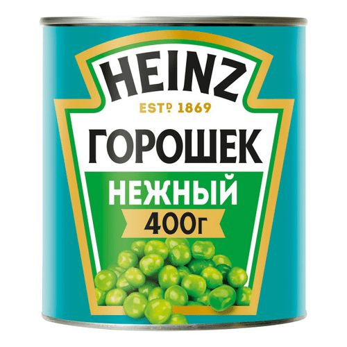 Горошек Зеленый Heinz 400г ж/б #1