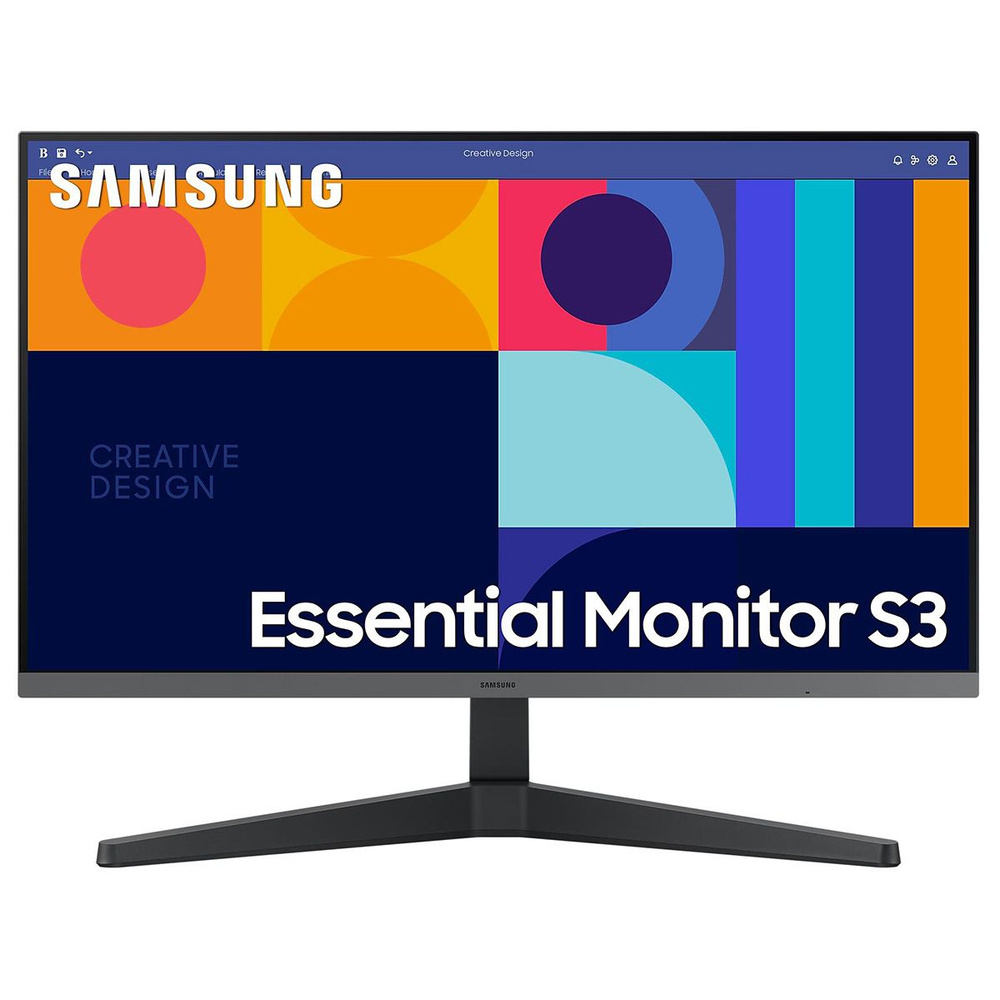 Samsung 27" Монитор LS27C330GAIXCI, черный #1