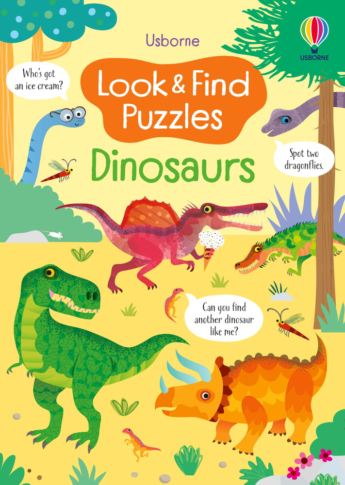 Look and Find Puzzles. Dinosaurs / Книга на Английском | Robson Kirsteen #1