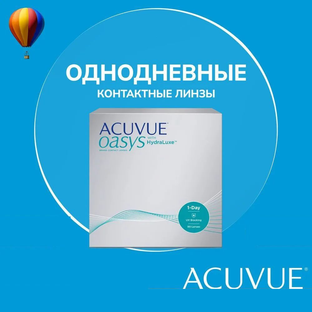 Контактные линзы ACUVUE OASYS 1-Day with HydraLuxe 90 линз / 8.5 / +3.50 #1