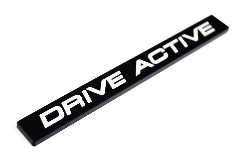 Шильдик (эмблема) DRIVE ACTIVE черный лаковый универсальный #1