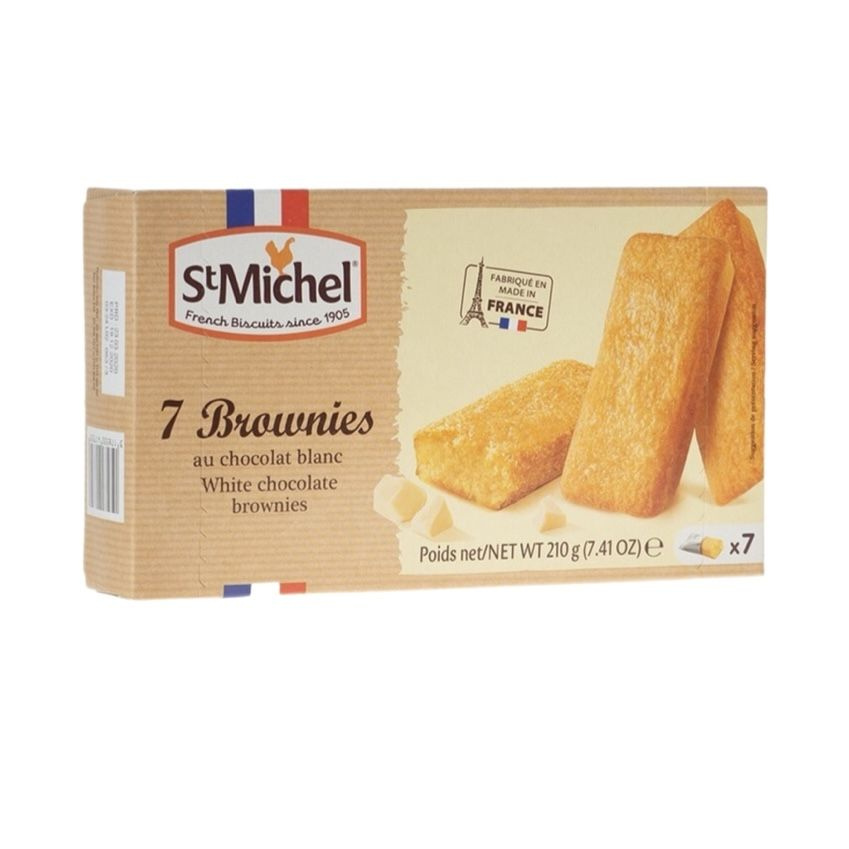 Пирожное St Michel Brownies с белым шоколадом, 210 г #1