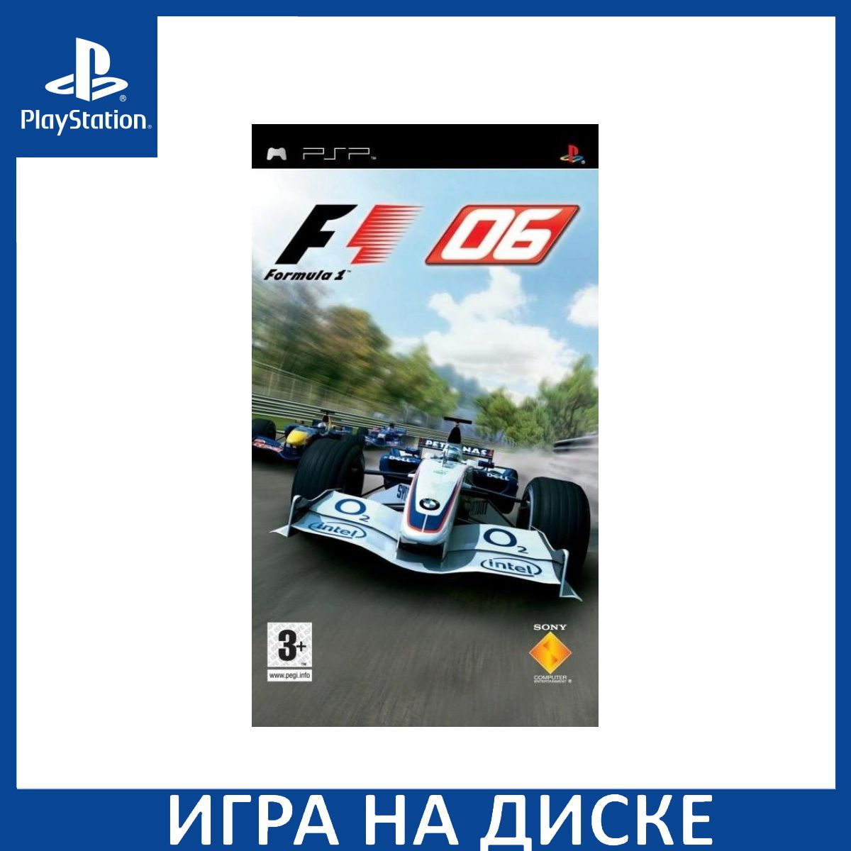 Диск с Игрой Formula One F1 06 (PSP). Новый лицензионный запечатанный диск.