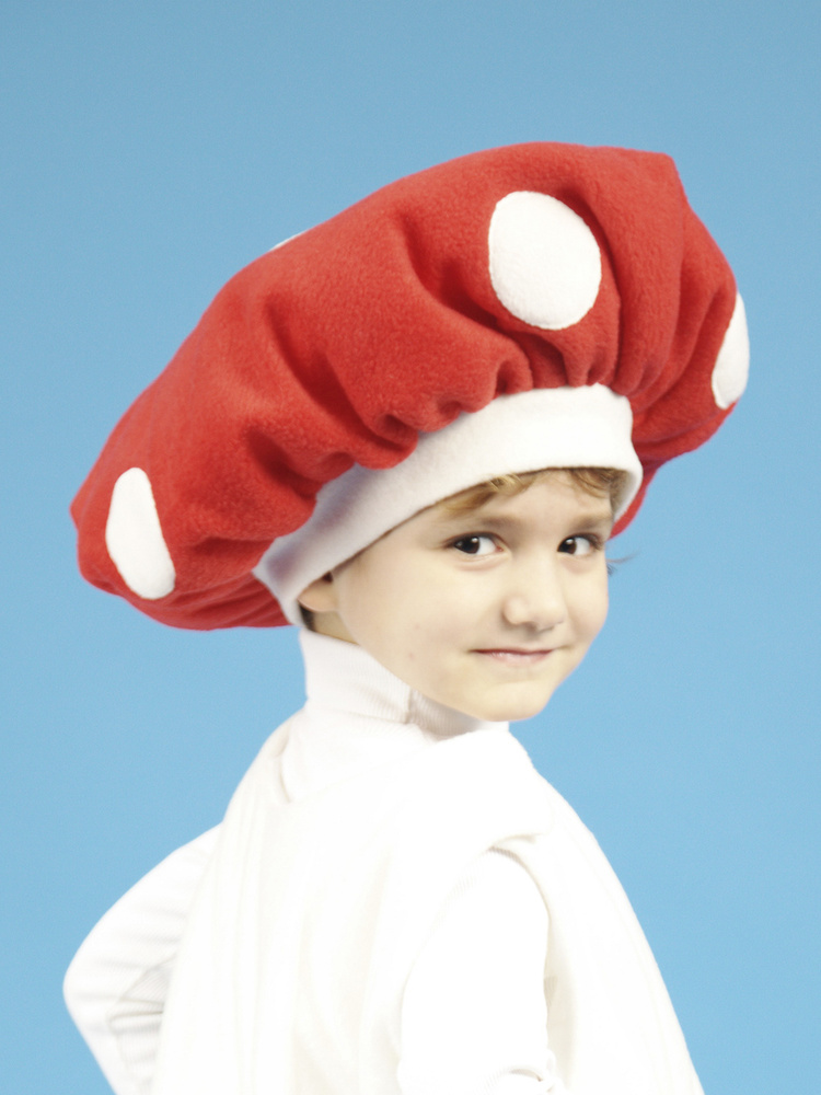 Детская каранавальная шапочка Мухомор #1