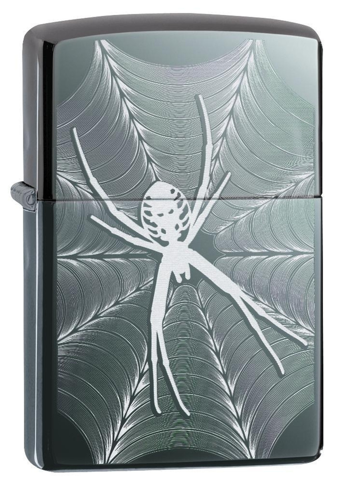 Зажигалка ZIPPO бензиновая Classic Black Ice #1