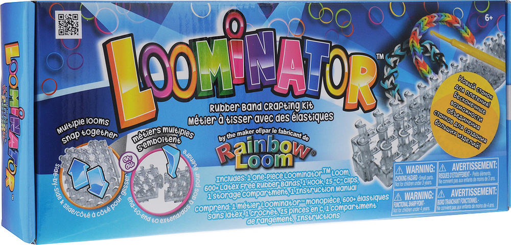 Rainbow Loom Набор для плетения браслетов из резиночек Луминатор  #1