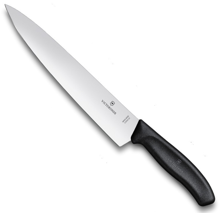 Нож разделочный Victorinox SwissClassic, 22 см, чёрная пластиковая рукоять 6.8003.22B  #1