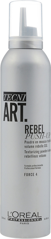 L'Oreal Professionnel Tecni.Art Rebel Push-up Мусс пудровый для объема волос , 250 мл  #1