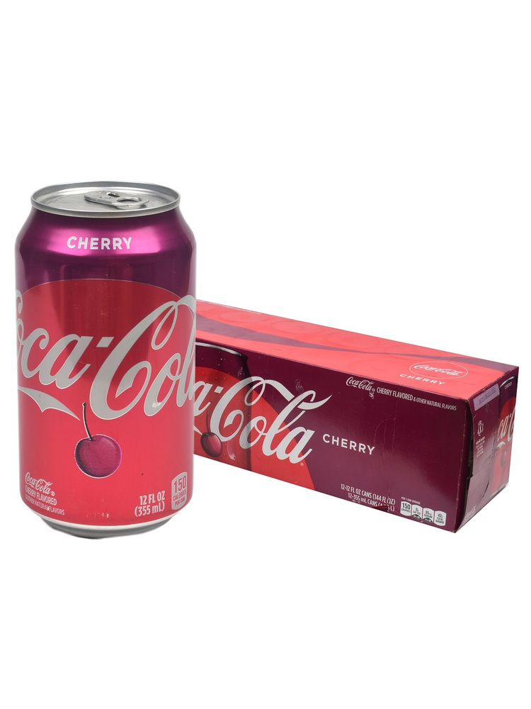 Кока-Кола со вкусом Вишни 0,35мл. х 6 шт. (США) #1