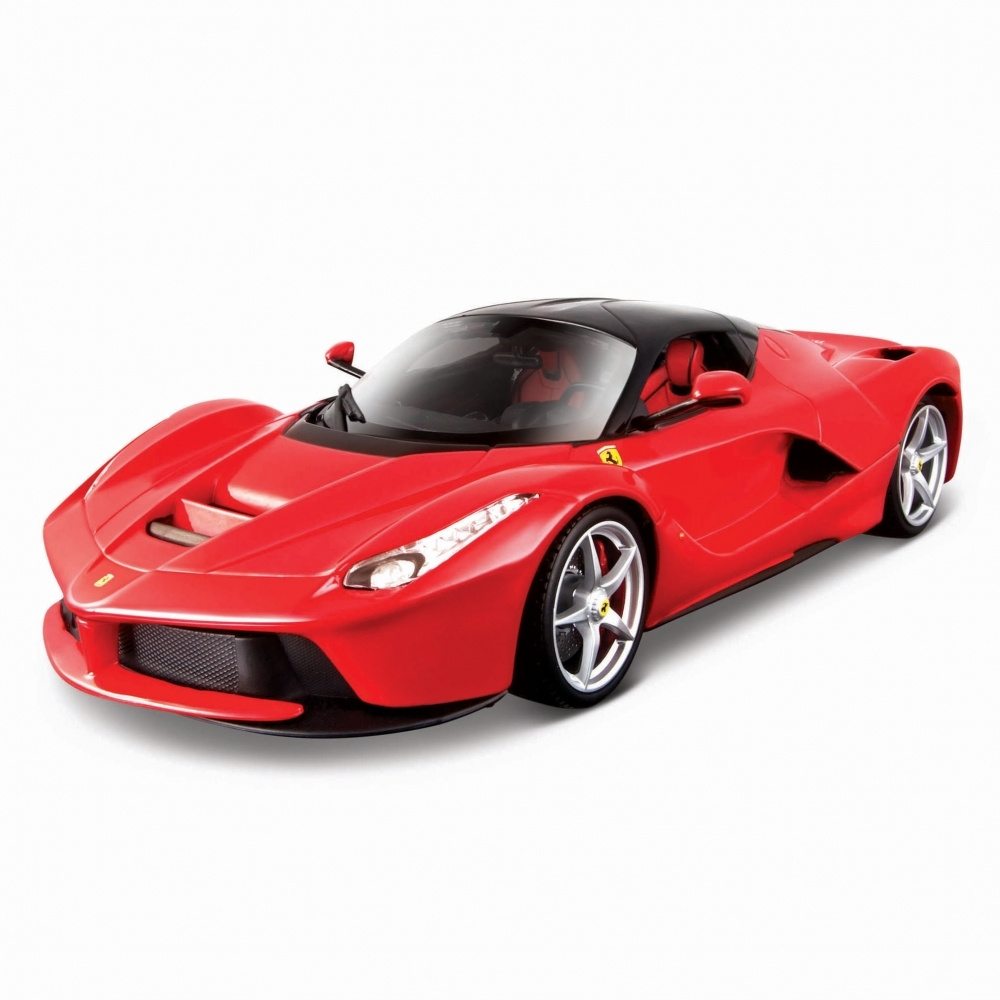 Машинка металлическая Ferrari LaFerrari, открывающиеся двери, капот и багажник, вращающиеся и поворачивающиеся #1