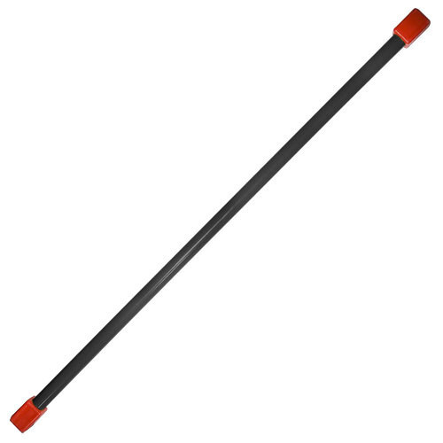 Гимнастическая палка (бодибар), арт.MR-B08, вес 8кг, дл. 123 см, стальная труба, черный  #1