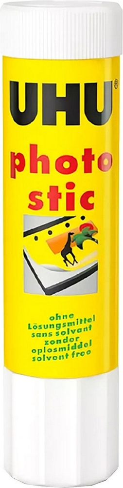 Клей-карандаш UHU PHOTO STIC, производство Германия, 21г для всех видов фотобумаги, картона  #1
