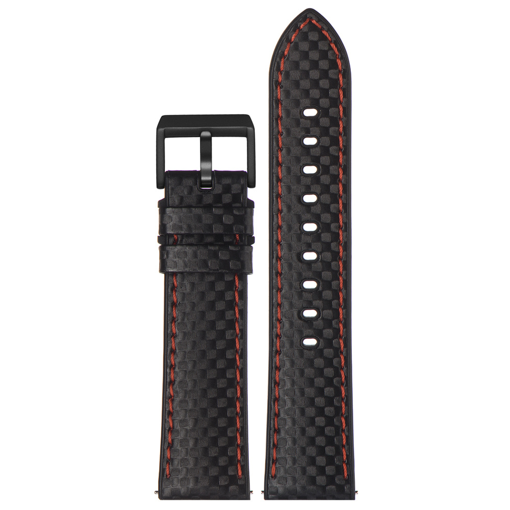 Силиконовый ремешок для часов, Stailer Premium Max Endurance Sport, 22 мм, черный, стандартная длина, #1