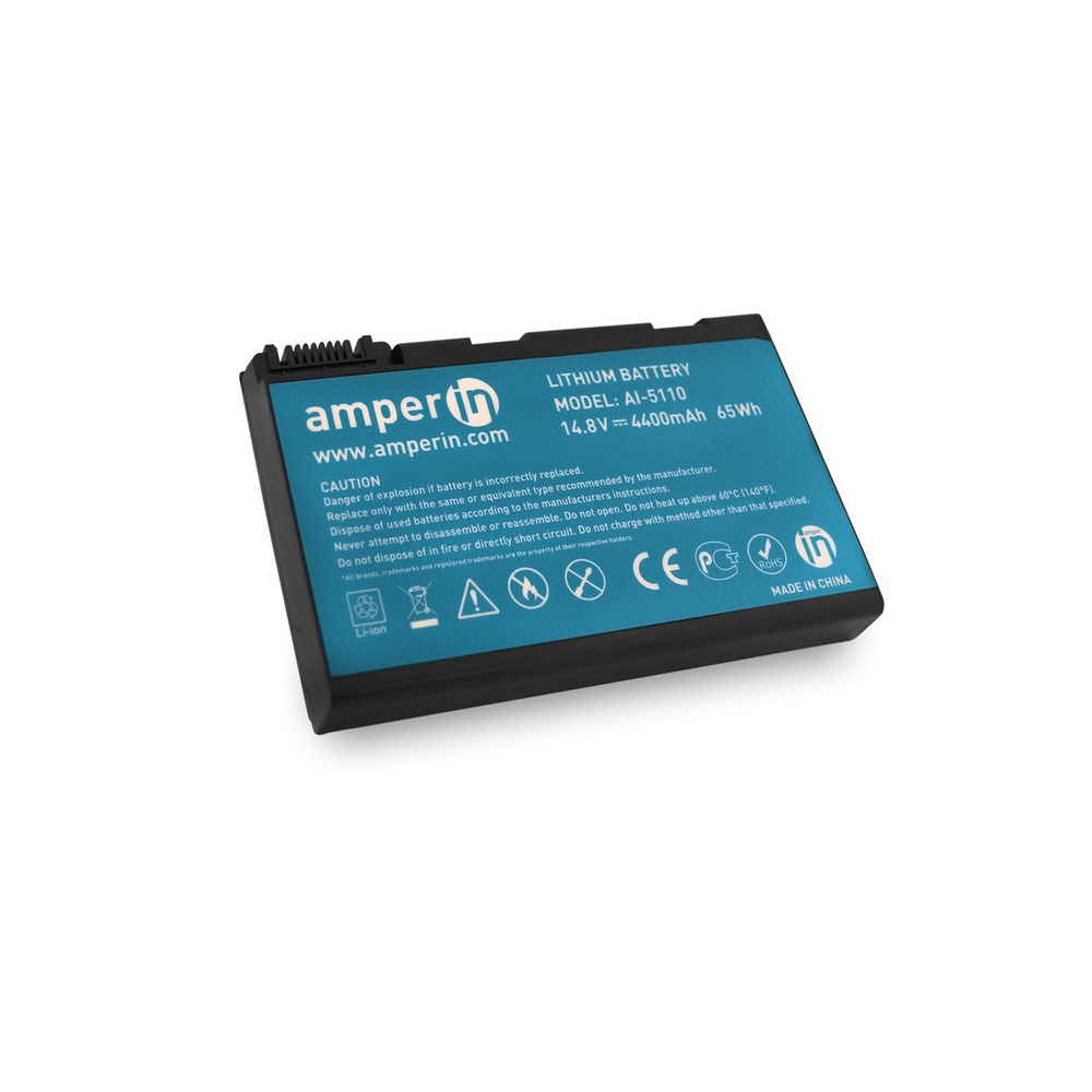 Amperin Аккумулятор для ноутбука Acer 4400 мАч, (50L6 BATBL50L6 3UR18650Y-2-CPL-11 4UR18650F-2-CPL-15 #1