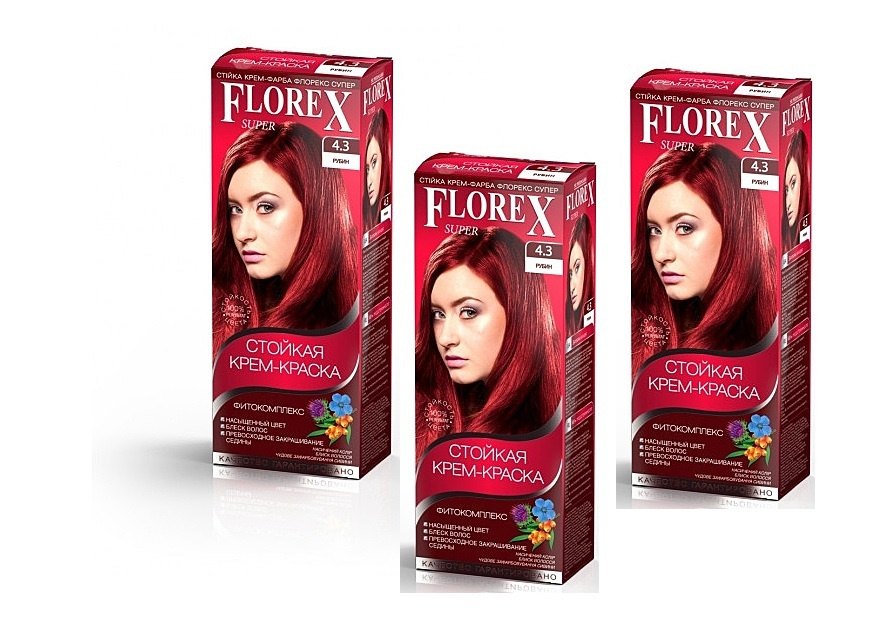 Флорекс Краска для волос, 300 мл #1