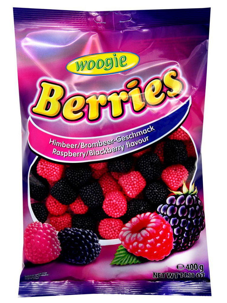 Жевательные конфеты со вкусом ягод Berries, 400 г #1