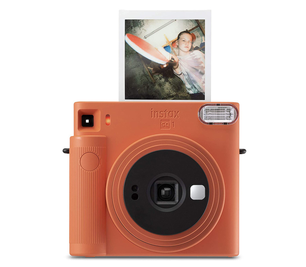 Фотоаппарат моментальной печати Fujifilm Instax SQUARE SQ1, оранжевый  #1