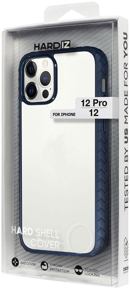 Чехол HARDIZ Weaved Crystal Case for iPhone 12 / iPhone 12 Pro - Темно-синий #1