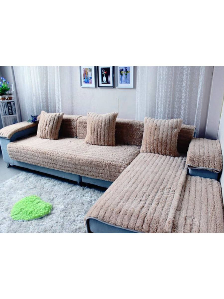 Чехол на мебель для углового дивана deweri, 210х70см купить по выгоднойцене в интернет-магазине OZON (219098922)