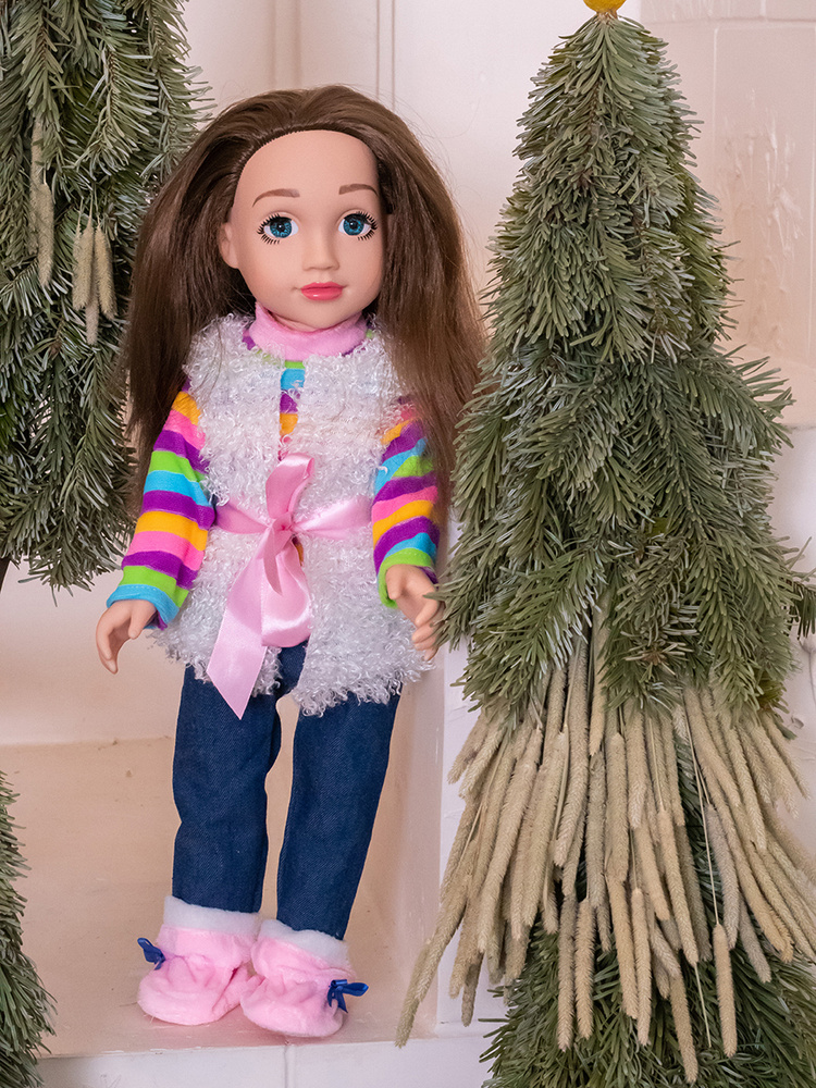 Кукла для девочки Fancy Dolls Полина / Кукла с длинными волосами для причесок / Детская игрушка кукла #1