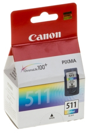 Картридж для струйного принтера Canon CL-511 Color для MP240/MP250/MP260/MP270/MP490/MX320/MX330 2972B007 #1