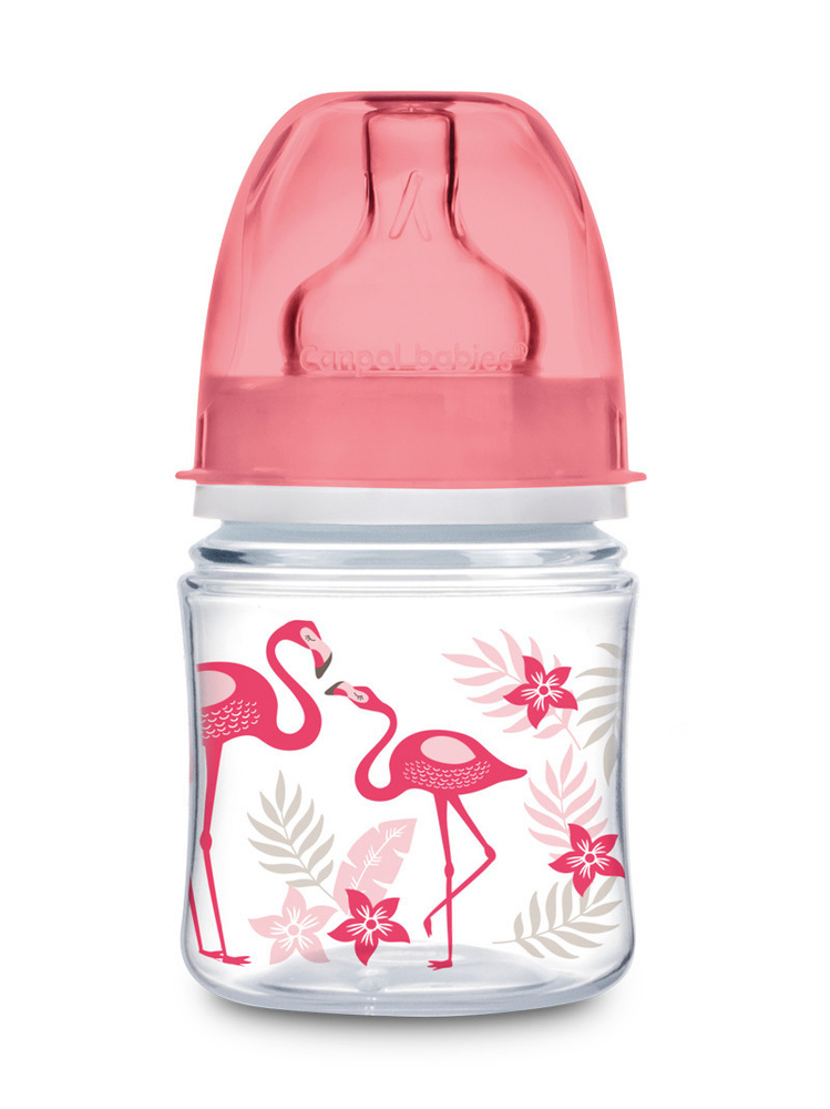 Бутылочка для кормления Canpol Babies PP EasyStart с широким горлышком антиколиковая, 120 мл, 0+, Jungle, #1