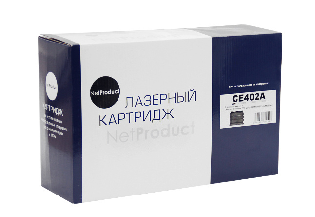 Картридж лазерный NetProduct CE402A для HP LaserJet Enterprise 500 color M551n/M575dn, желтый  #1