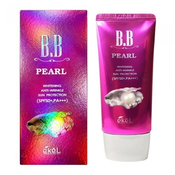 Ekel BB крем для лица с экстрактом жемчуга Pearl BB Cream SPF50+ PA+++ 50 мл  #1