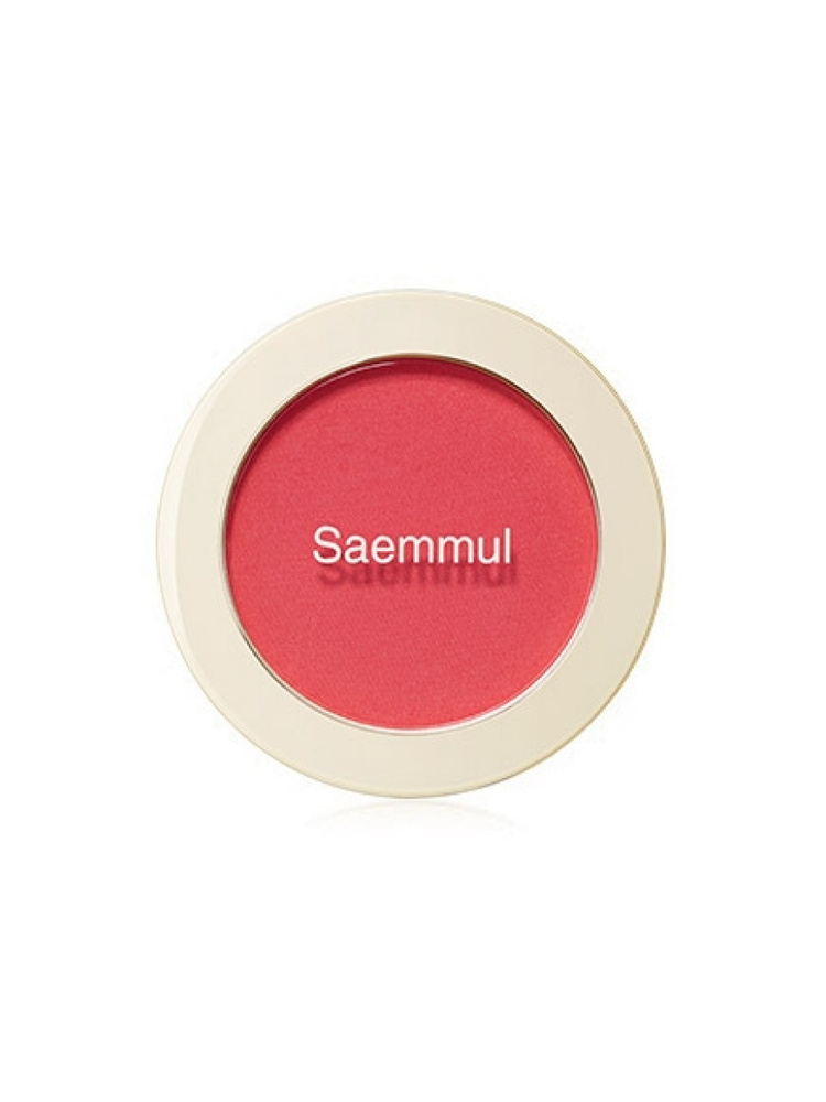 The Saem Румяна компактные Saemmul Single Blusher PK01 Bubblegum pink, 5г #1
