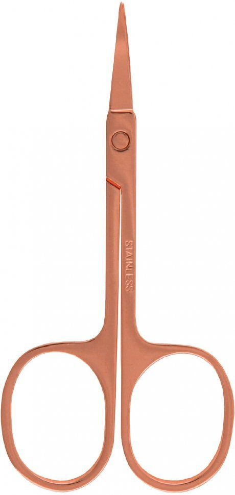 Ножницы для кутикулы InterVion с розово-золотой ручкой 3,5мм #1
