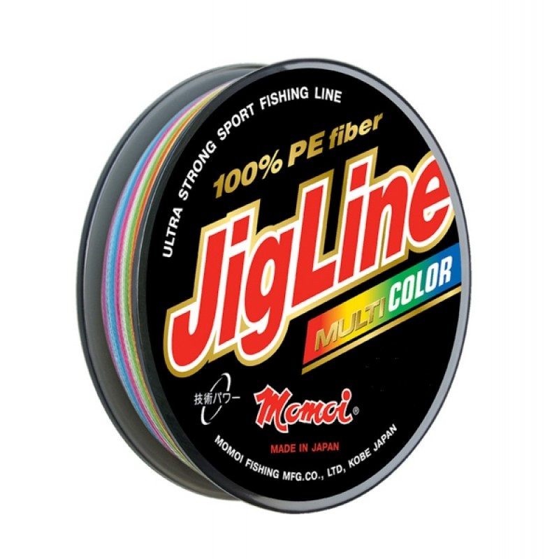 Плетеный шнур JigLine Multicolor, 0,08 мм, 5,6 кг, 150 м #1