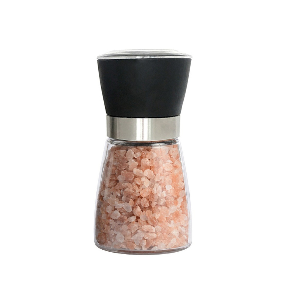 Гималайская Розовая пищевая соль, SALTLAND, в многоразовой солонке "Мельница", помол 2-3мм, 200 гр.  #1