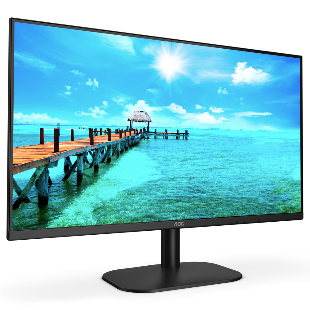 AOC 23.8" Монитор 24B2XH, 1920x1080, 75 Гц, IPS, черный #1