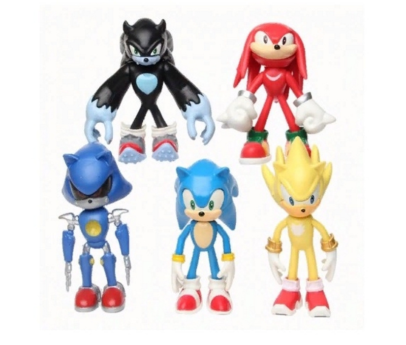 Набор 5 фигурок Соник 12 см, Sonic X #1