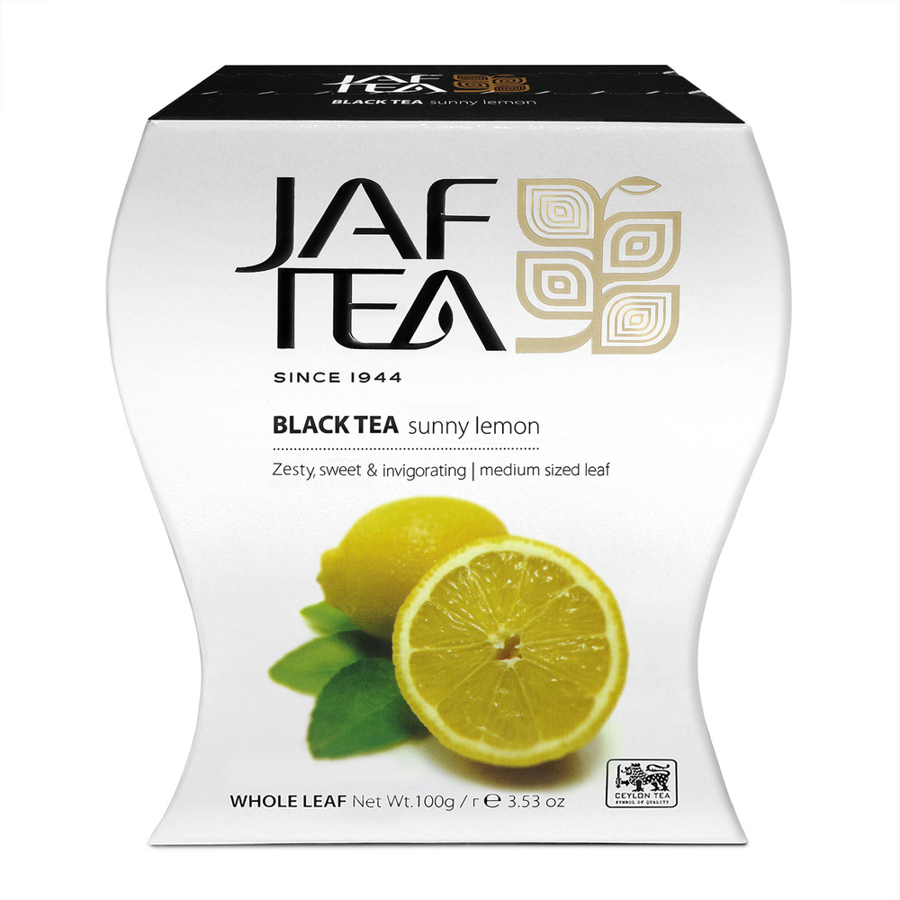 Чай цейлонский JAF TEA "Sunny Lemon" чёрный с ароматом лимона, 100 г.  #1