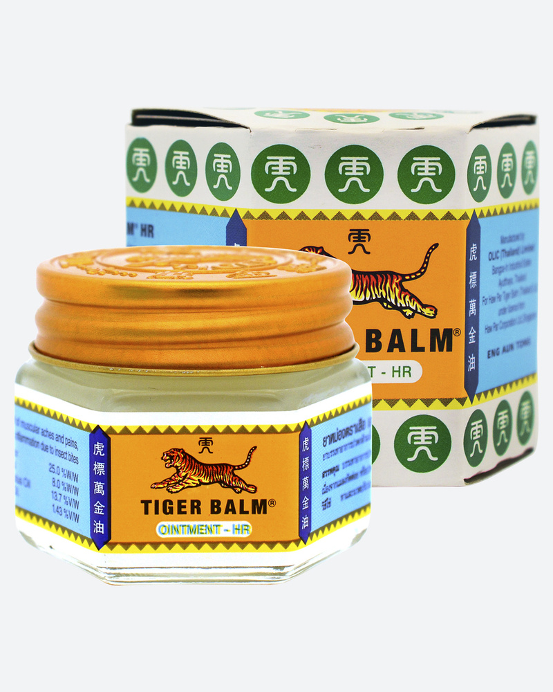 Tiger Balm White 50 мл. / 10 гр.Тайский традиционный белый тигровый бальзам  #1