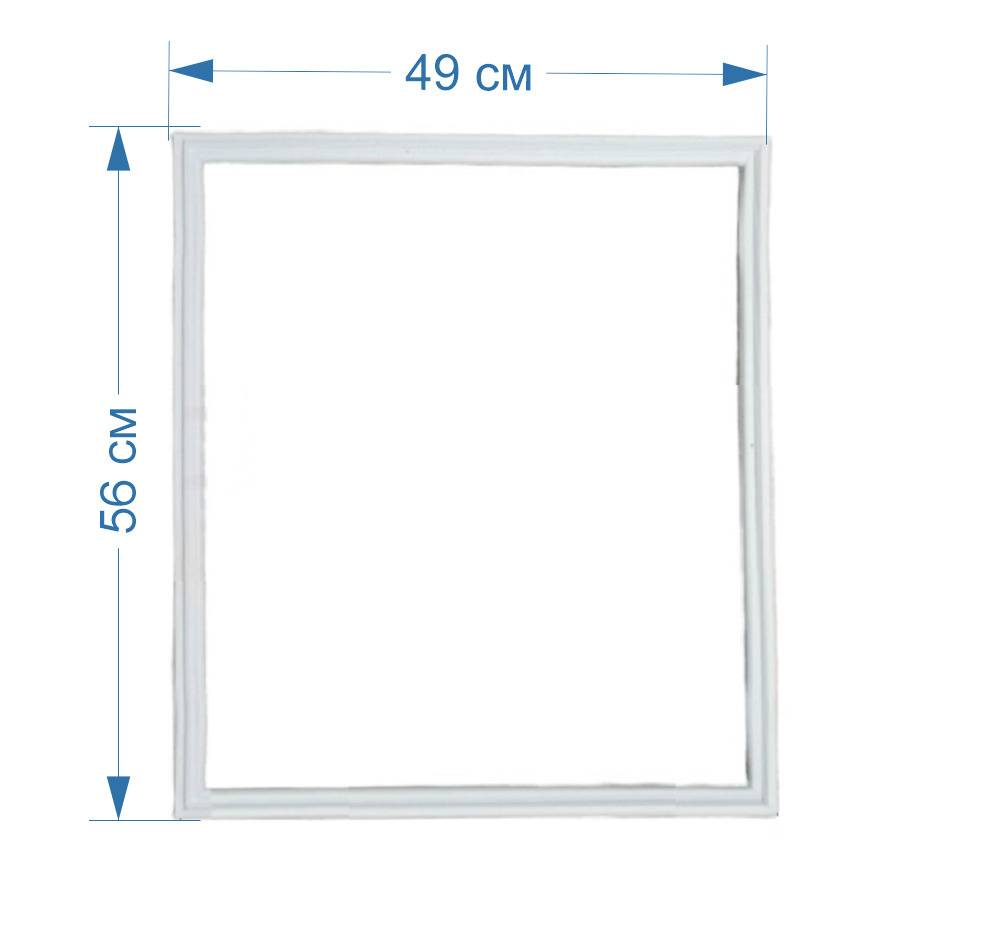 Уплотнитель для холодильника Атлант на морозильную камеру (490х560 мм) крепление в паз 331603301001/769748901503 #1