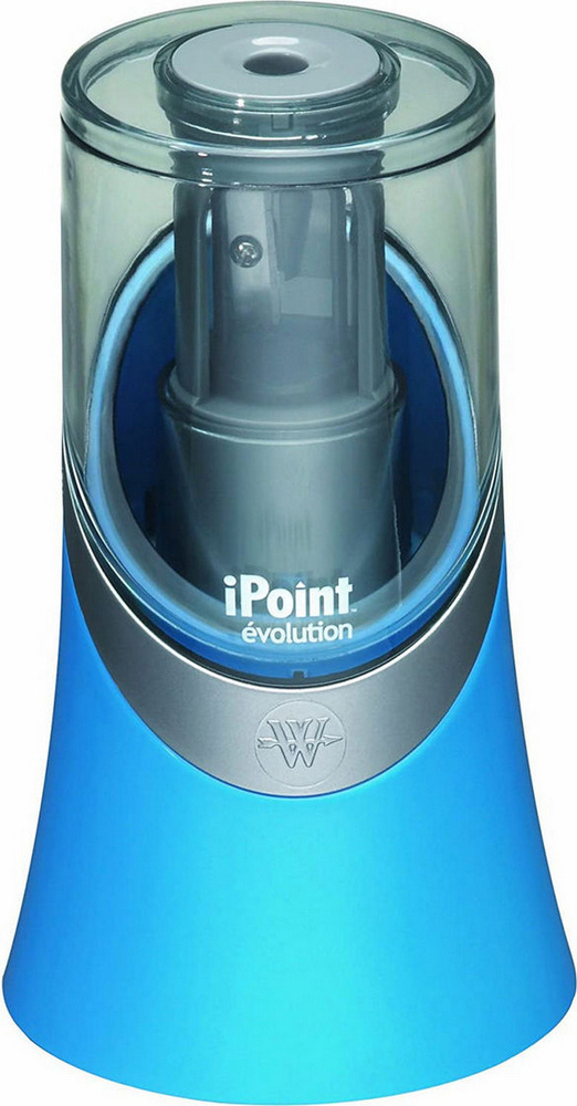 Точилка автоматическая WESTCOTT IPOINT EVOLUTION Titanium Nitride, 1отв, работает от батареек, блистер, #1