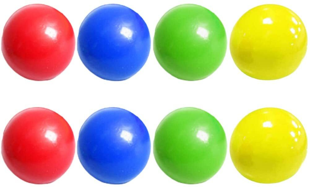 Набор из 8 разноцветных липких светящихся шариков globbles CASHEMIR  #1