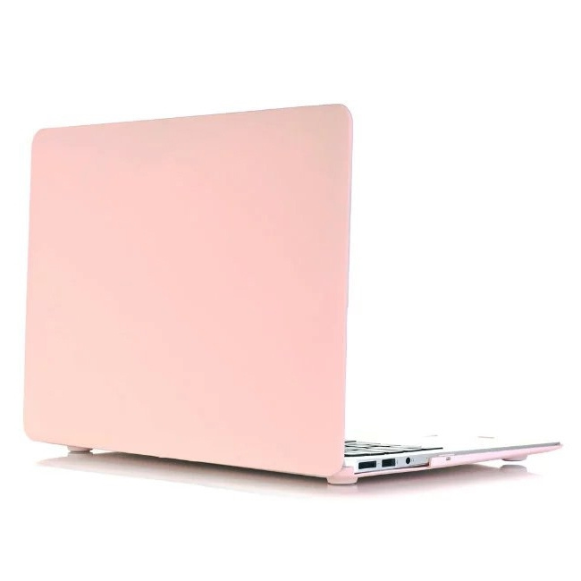 Чехол MacBook Pro Retina 13 A1425 / A1502 (2012-2015гг) матовый soft touch пластик бренд BRONKA (розовый) #1