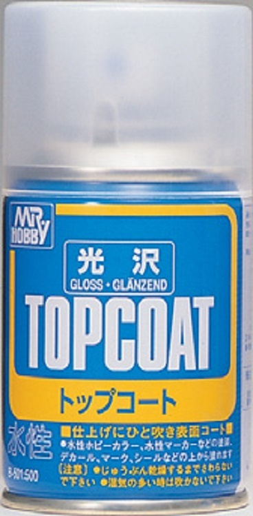 Mr.Hobby B-501 Лак глянцевый аэрозольный Topcoat Gloss Spray 86 мл #1