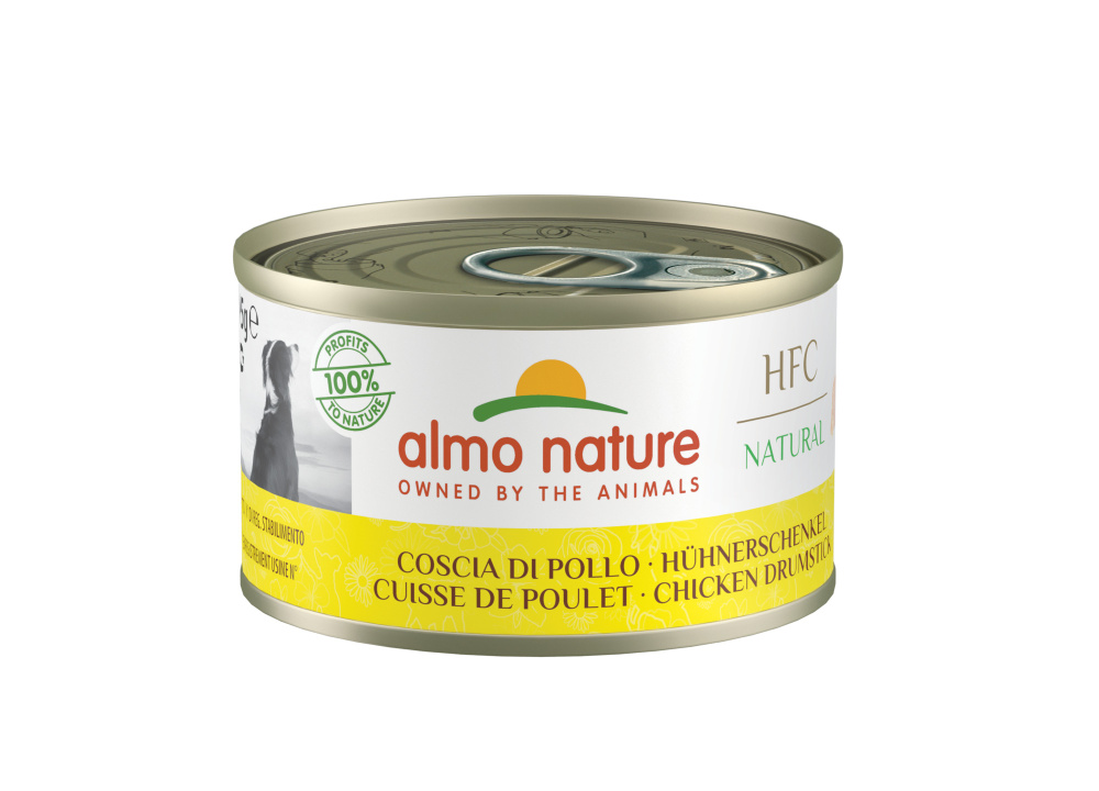 Almo Nature консервы для собак, куриные бедрышки, 24 шт. по 95 гр.  #1