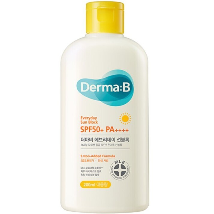 Derma-B everyday sun block SPF50 - Солнцезащитный лосьон для кожи лица и тела (200 / Полноразмер)  #1