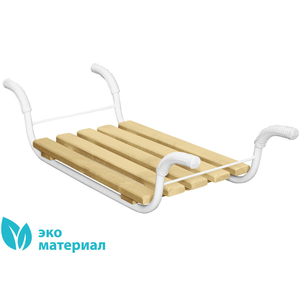 Сиденье решетка на ванну деревянное СВ2 Nika #1