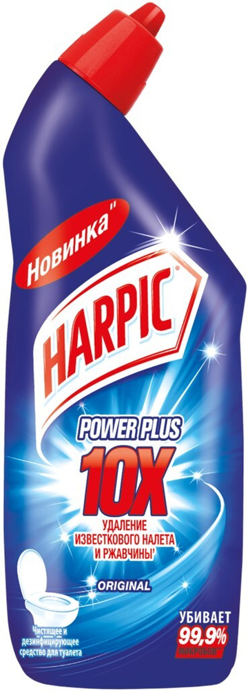 Средство дезинфицирующее для туалета HARPIC Power Plus Original, 700мл - 4 шт.  #1